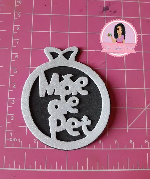 5.5 cm Mãe de Pet em Eva
