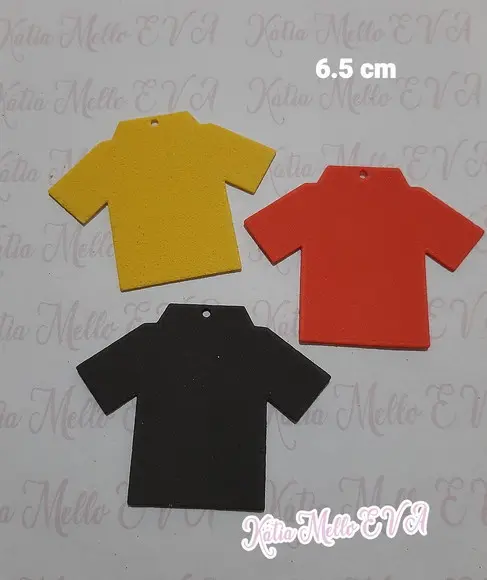 6.5 cm Camiseta em Eva