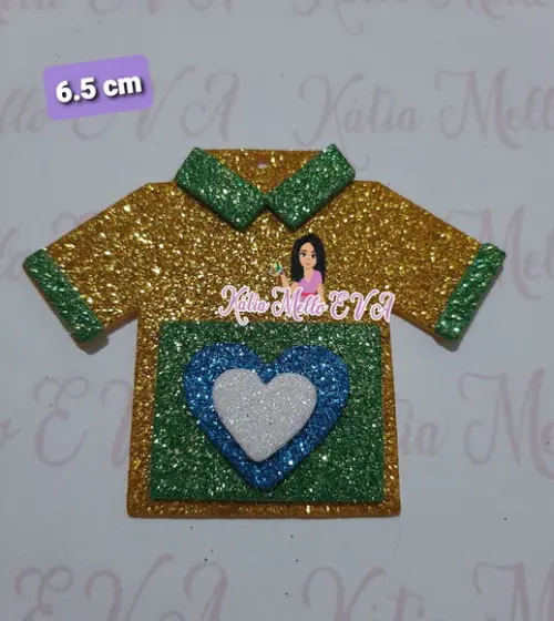 6.5 cm Camiseta em Eva Copa