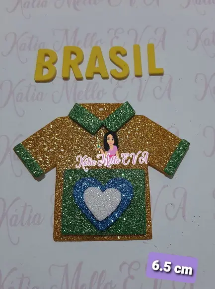 6.5 cm Camiseta em Eva Copa
