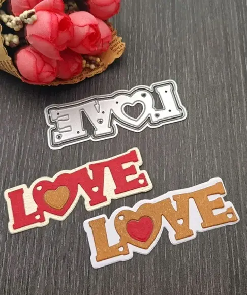 7 cm Faca de Corte Love