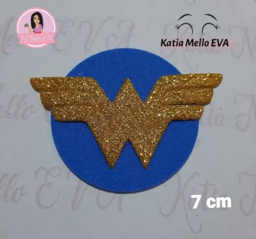 7 cm Mulher Maravilha em Eva