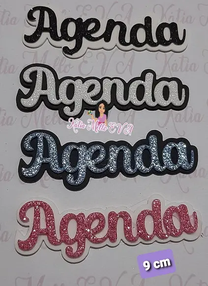 Agenda em Eva 9 cm