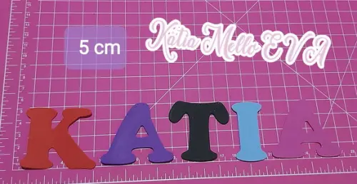Alfabeto em Eva 5 cm