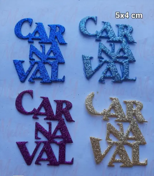 Apliques Carnaval em Eva