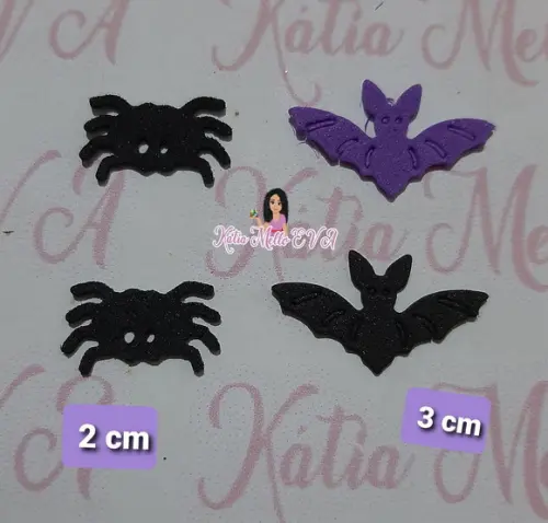 Aranha em eva 3 cm kit