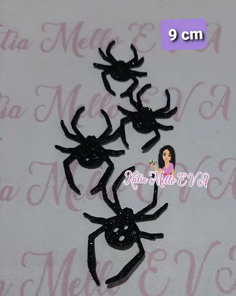 Aranha em eva 9 cm