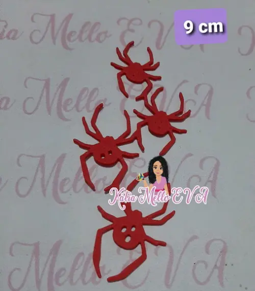 Aranha em eva 9 cm