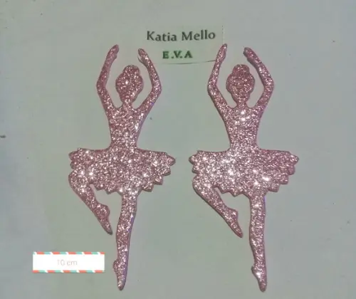 bailarina em eva 10 cm
