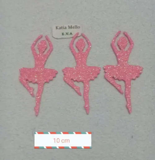 bailarina em eva 10 cm