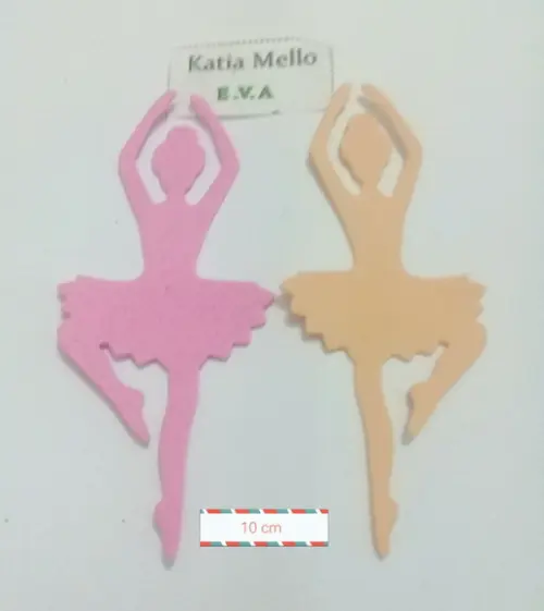 bailarina em eva 10 cm