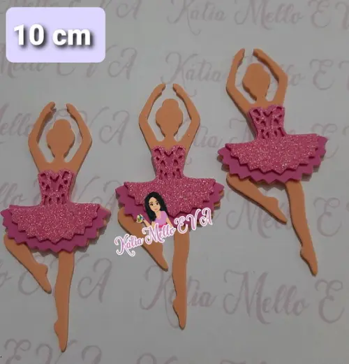bailarina em eva 10 cm