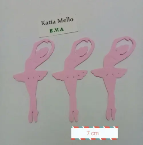bailarina em eva 7 cm