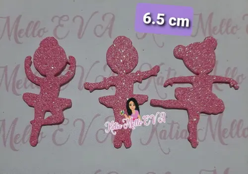 bailarinas em eva 6.5 cm kit