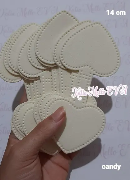 Base Chaveiro em Eva 14 cm Cores Candy Color