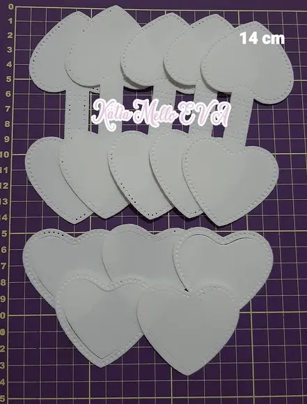 Base Chaveiro em Eva 14 cm Cores Candy Color