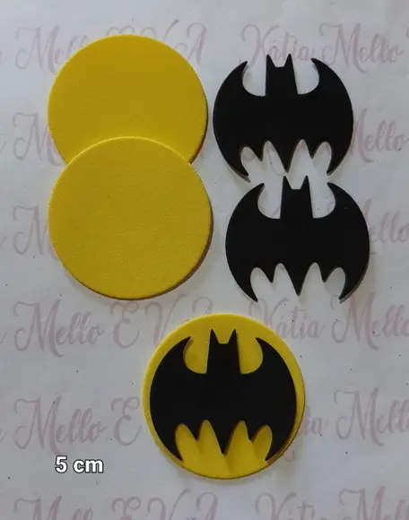 Batman 5 cm em Eva Pegue e Monte