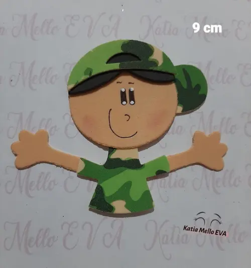 Boneca Dia do Soldado 9 cm