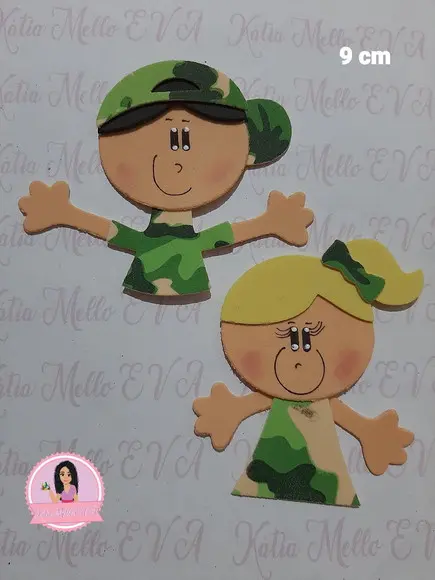 Boneca Dia do Soldado 9 cm