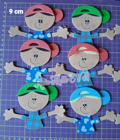 Boneco em eva