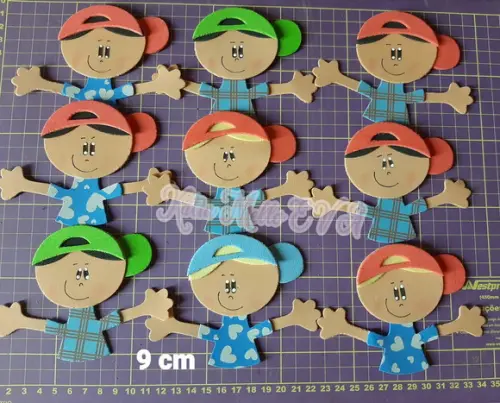 Boneco em eva