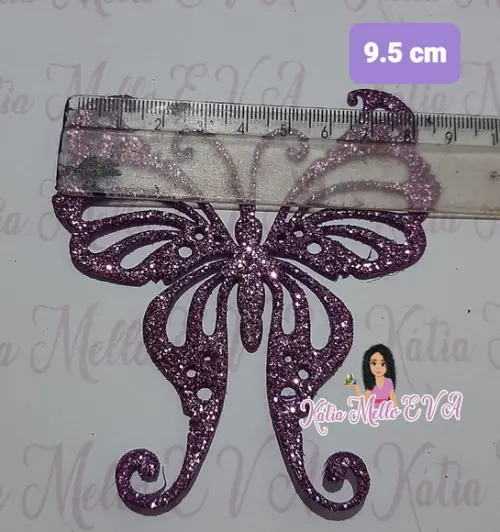 Borboleta em Eva 9,5 cm