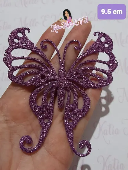 Borboleta em Eva 9,5 cm