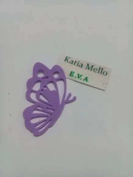 Borboletas em eva 4 cm