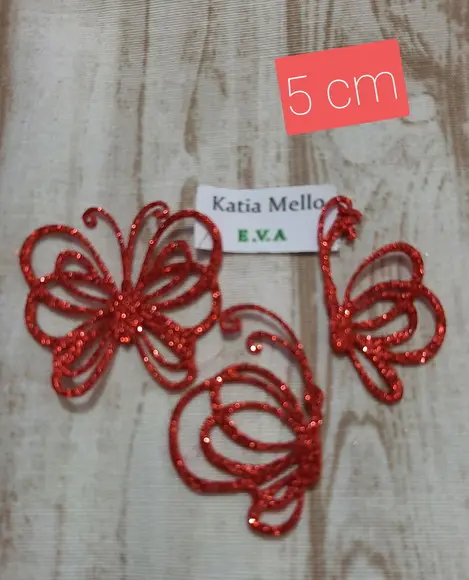 Borboletas em eva 5 cm