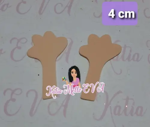 Bracinhos em eva 4 cm