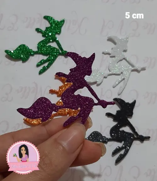 Bruxinha Halloween 5 cm