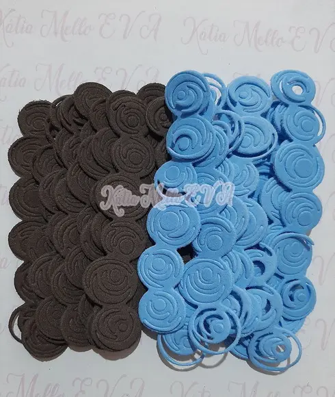 cachinhos em eva 11 cm
