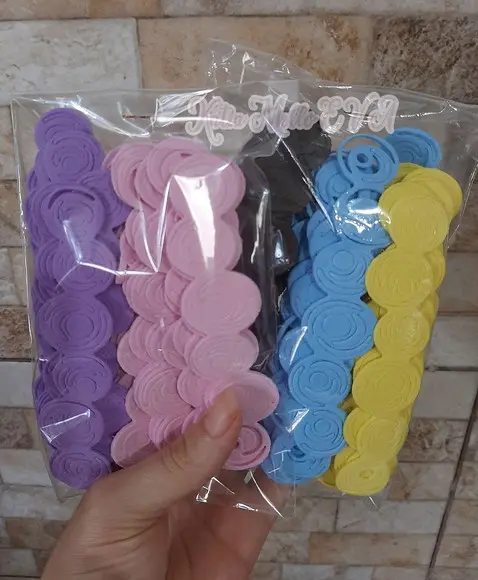 cachinhos em eva 11 cm