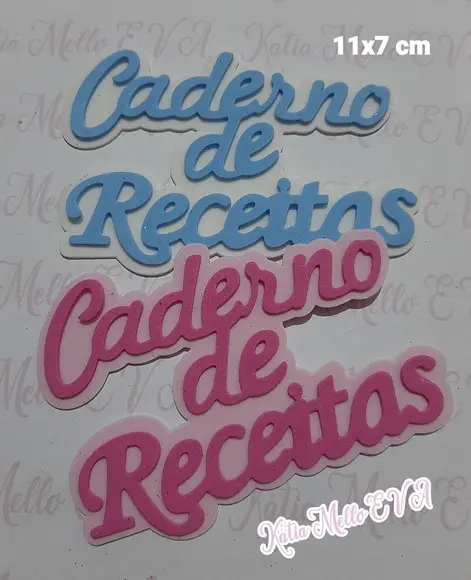 Caderno de Receitas 11 cm