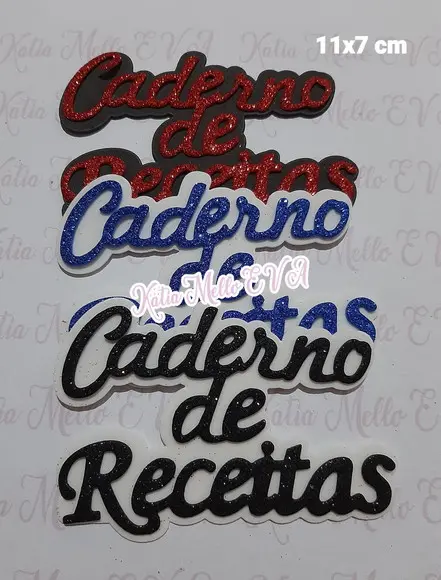 Caderno de Receitas 11 cm