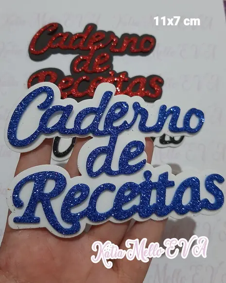 Caderno de Receitas 11 cm