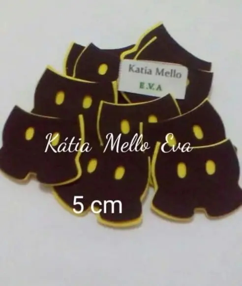 calça do Mickey em eva