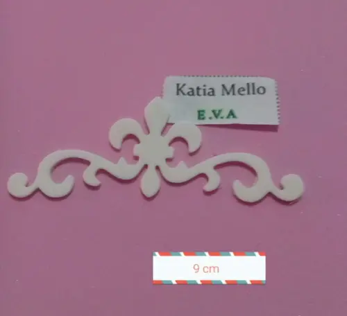 cantoneiras em eva realeza 9 cm