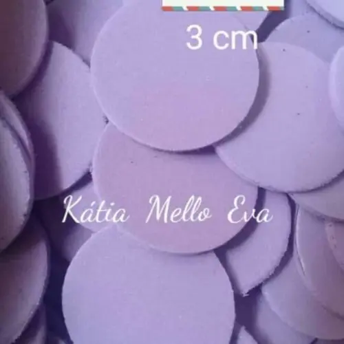circulo em eva 3 cm