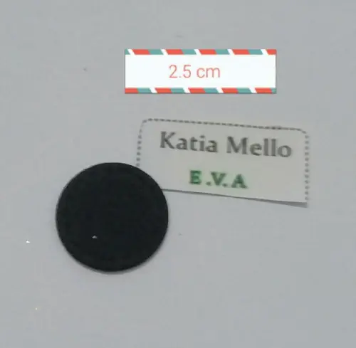 circulos em eva 2.5 cm