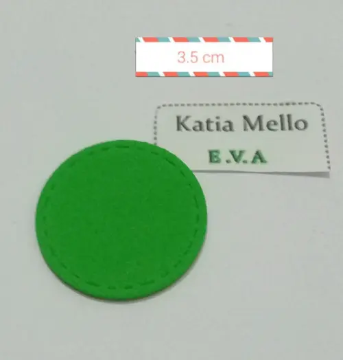 circulos em eva 3,5 cm