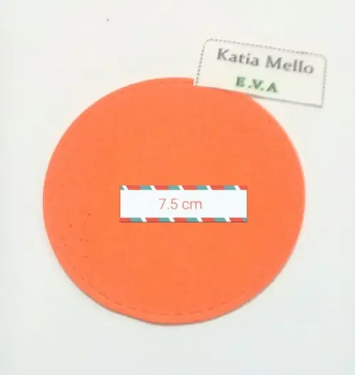 Circulos em Eva 7,5 cm