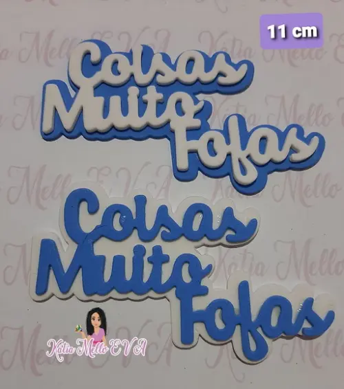 Coisas Muito Fofas Em Eva11 Cm