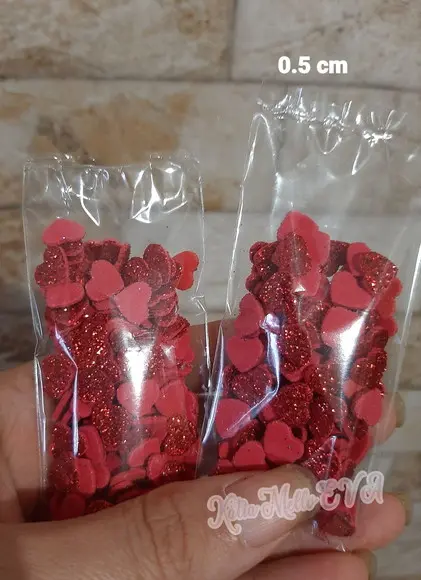 Coração em Eva 0.5 cm