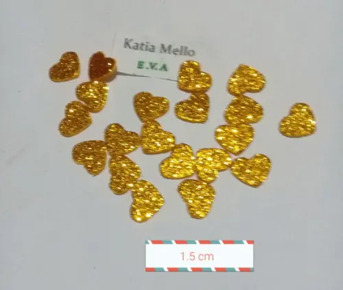 Coração em Eva 1,5 cm