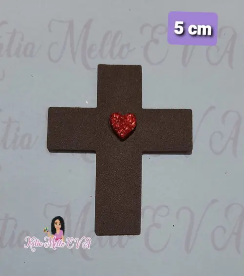 Cruz Em Eva 5 Cm