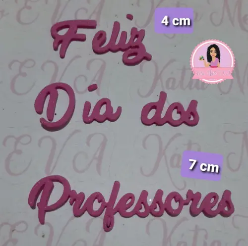 Dia dos professores em eva 7 CM