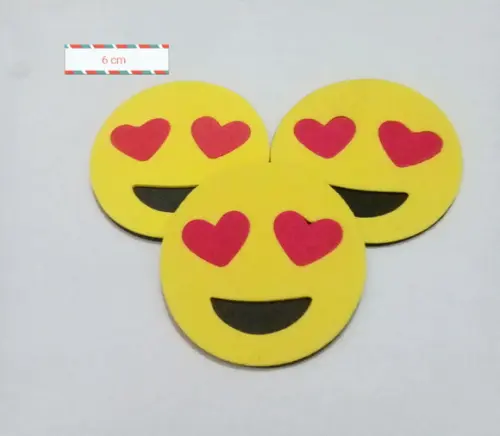 emoji em eva 6 cm