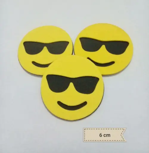 emoji em eva 6 cm
