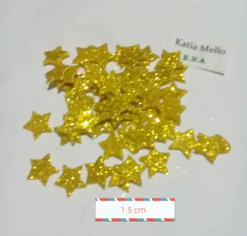 Estrelas em Eva 1,5 cm
